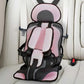Car Seat Cushion for Kids with 5-Point Harness and Breathable Mesh, Foldable Non-Slip Base