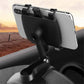 Universal 360 Degree Car Phone Holder for Sunshade, Mirror, and Dashboard Mount