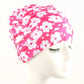 Turban Style Stretch Swimming Cap with Twist Front Design