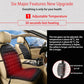 12V Car Seat Cushion with Intelligent Heat Cycling and Anti-Slip Backing