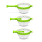 Manual Salad Spinner Bowl with Foldable Handle and Brake Button