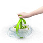 Manual Salad Spinner Bowl with Foldable Handle and Brake Button