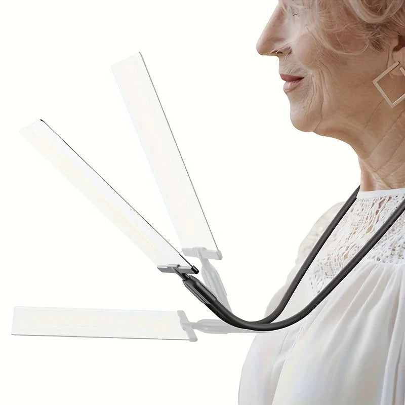 Flexible Neck Magnifier with Adjustable Clamp and Large 3.93 in Lens, 2-3x Optical