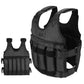 Adjustable Weighted Vest with Up to 110 lb Load and Padded Shoulders, Breathable Lining