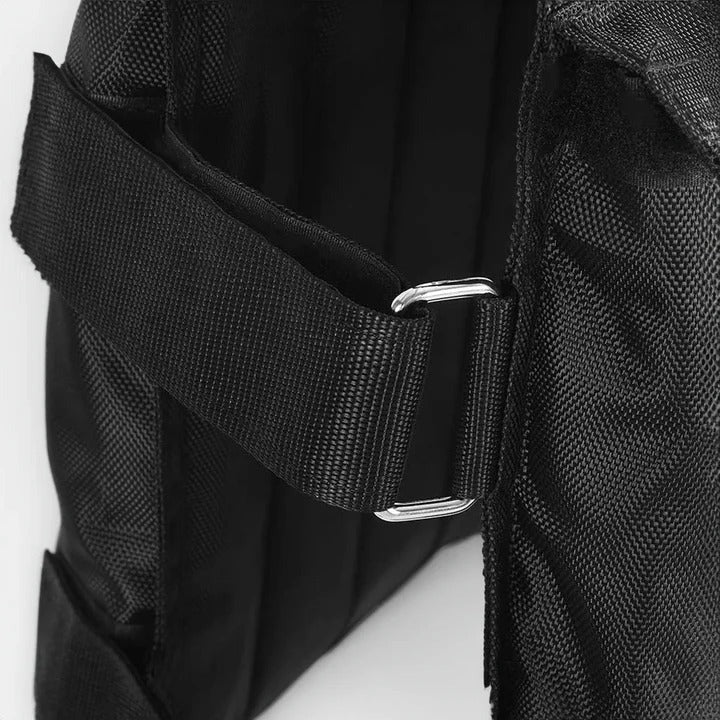 Adjustable Weighted Vest with Up to 110 lb Load and Padded Shoulders, Breathable Lining