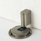 Adjustable Door Stopper with Locking Grip and Dual Mounting, Zinc Alloy