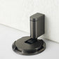 Adjustable Door Stopper with Locking Grip and Dual Mounting, Zinc Alloy