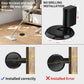 Adjustable Door Stopper with Locking Grip and Dual Mounting, Zinc Alloy