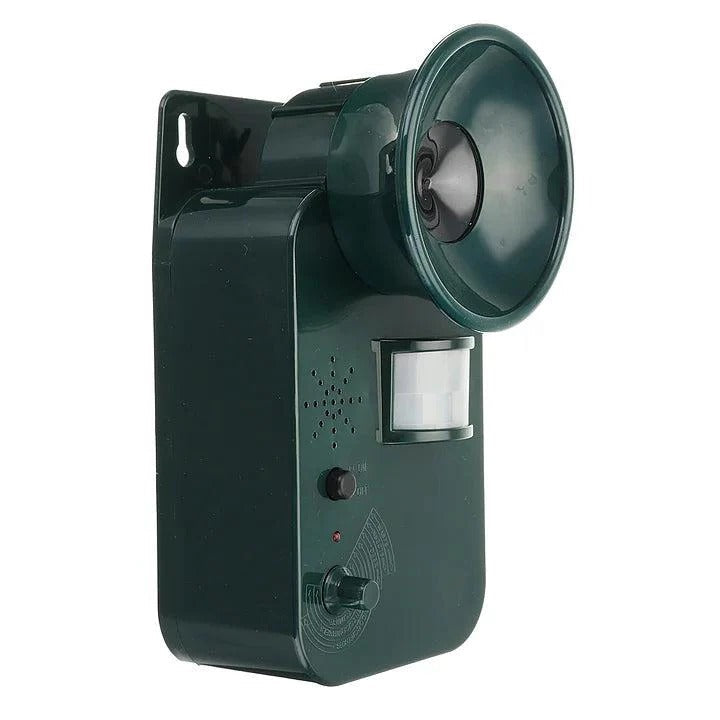 Ultrasonic Animal Repeller with Motion Sensor and Flashing Light, Weather-Resistant