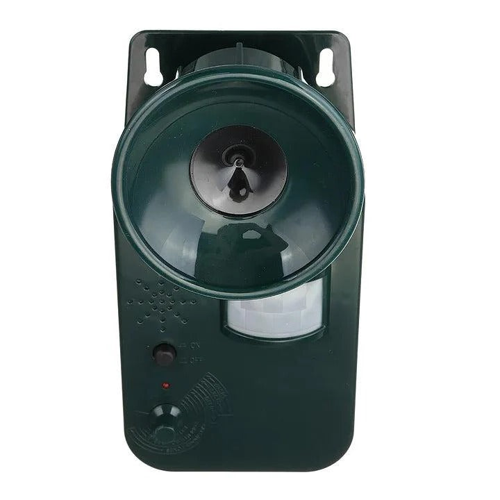 Ultrasonic Animal Repeller with Motion Sensor and Flashing Light, Weather-Resistant