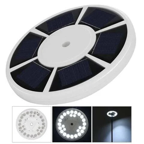 Solar Flagpole Topper Light with 700 Lumens and Automatic Dusk to Dawn Sensor