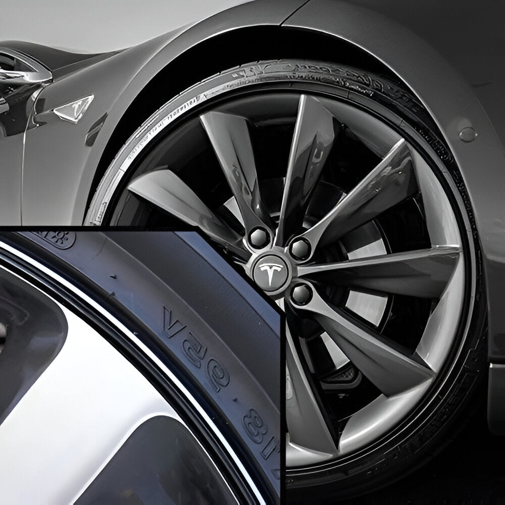 Wheel Rim Protector Strip with High-Tack Adhesive and 8-Meter Roll, Trim-to-Fit Universal
