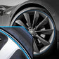 Wheel Rim Protector Strip with High-Tack Adhesive and 8-Meter Roll, Trim-to-Fit Universal