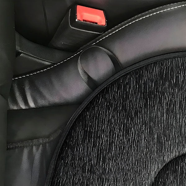 Rotating Seat Cushion with Foam Padding and Non-Slip Base for Cars and Chairs