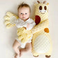 Baby Sleep Aid with Motorized Tapping and Remote Control, Rechargeable Foldable Design