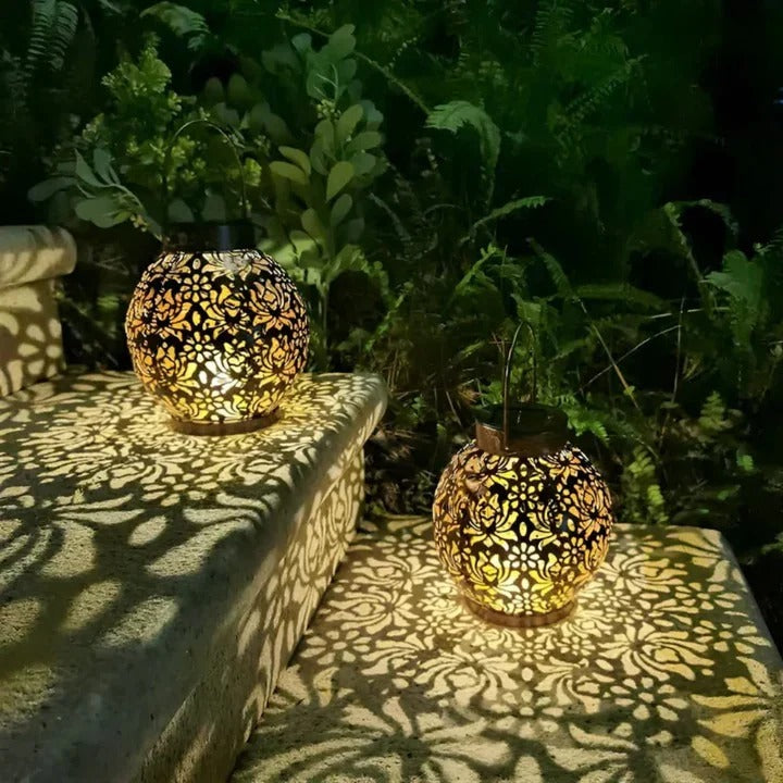 Solar LED Pendant Light with Remote Control and Extended Cord for Outdoor Patios