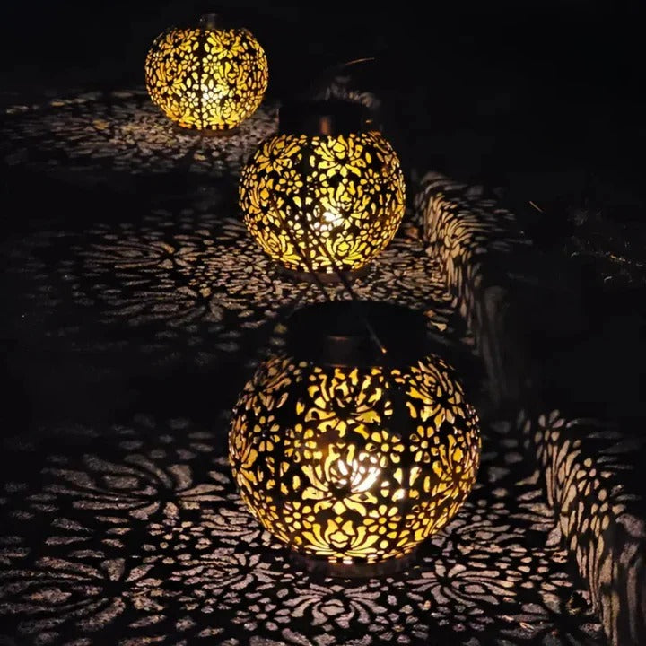 Solar LED Pendant Light with Remote Control and Extended Cord for Outdoor Patios