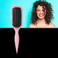 Wide Jaw Styling Brush with Heat Resistant Material and Ergonomic Grip