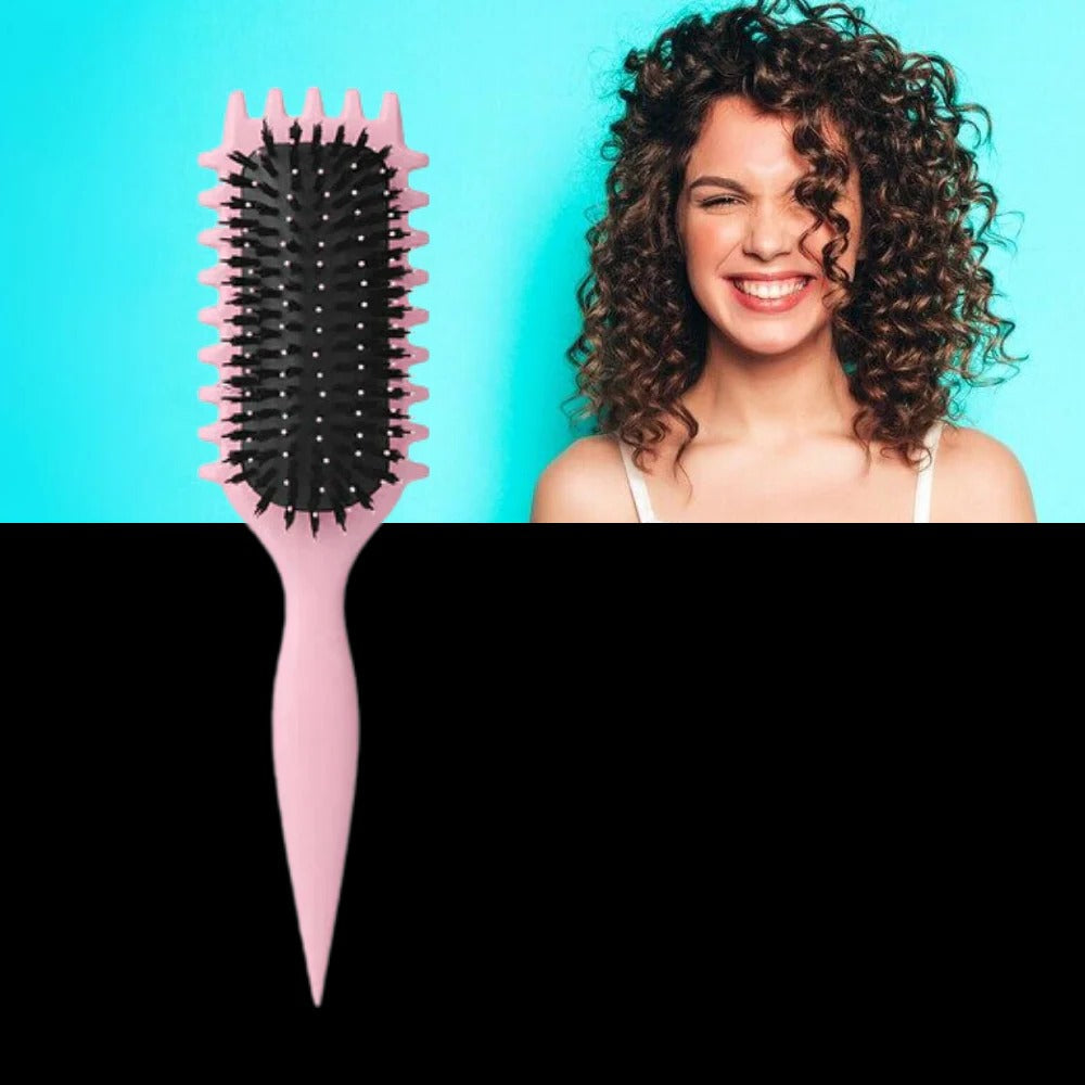 Wide Jaw Styling Brush with Heat Resistant Material and Ergonomic Grip