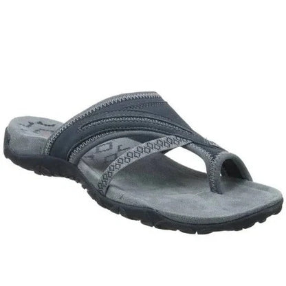 Women's Memory Foam Sandals with Featherlight Platform and Arch Support, Breathable Lining