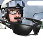 Photochromic Sunglasses with Lightweight Ergonomic Frame and Adaptive Tint, Soft Pouch