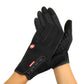 Touchscreen Winter Gloves with Zippered Wrist and Anti-Slip Palm, Fleece-Lined Neoprene