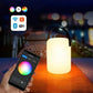 LED Table Lamp with Rechargeable Battery and Waterproof Body, Remote Control, Touch Sensor