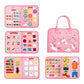 Sensory Board for Toddlers with Interactive Learning Activities and Travel Design