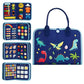 Sensory Board for Toddlers with Interactive Learning Activities and Travel Design