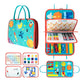 Sensory Board for Toddlers with Interactive Learning Activities and Travel Design