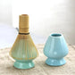 Matcha Tea Set with Bamboo Whisk and Measuring Spoon, Ceramic Bowl Gift Box