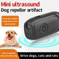 Ultrasonic Dog Bark Control Device with Single Button Activation and Portable Design