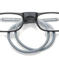 Reading Glasses with Magnetic Bridge and Hanging Neck Loop, Lightweight Unisex All Vera Mart