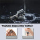 Nose Hair Trimmer with Manual Twist Mechanism and Ergonomic Grip, Stainless Steel