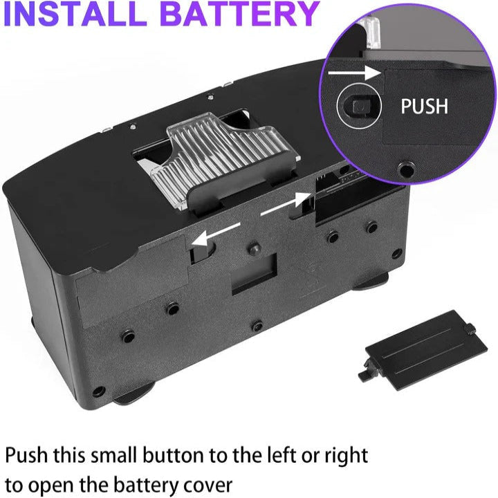 Automatic Card Shuffler with Dual Deck Capacity and Battery Power, Compact Portable Size
