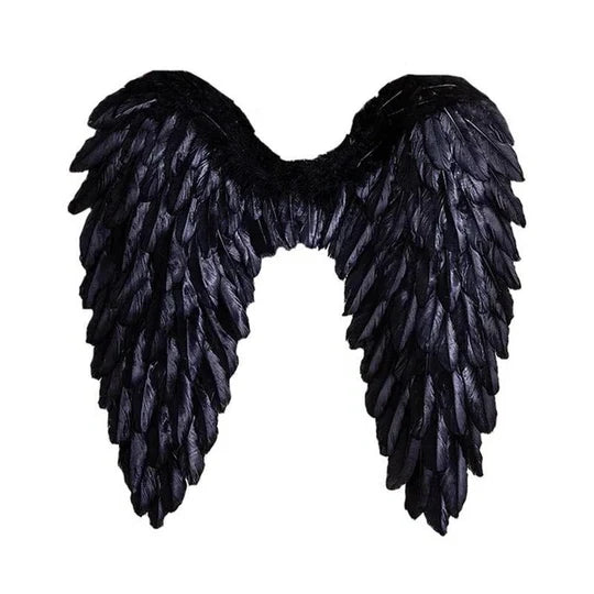 Realistic Feathered Angel Wings Costume for Events and Cosplay