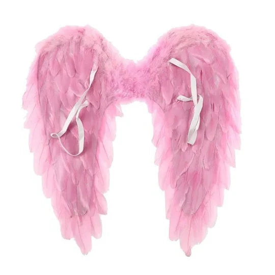 Realistic Feathered Angel Wings Costume for Events and Cosplay