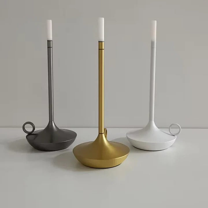 Rechargeable Touch Table Lamp with USB Charging and 12-Hour Battery, Warm White