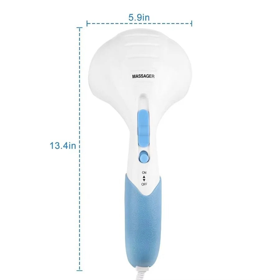 Percussion Massager with Dual Motors and Adjustable Speed Settings