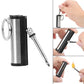 Metal Match Fire Starter with Stainless Steel Body and Keychain Attachment