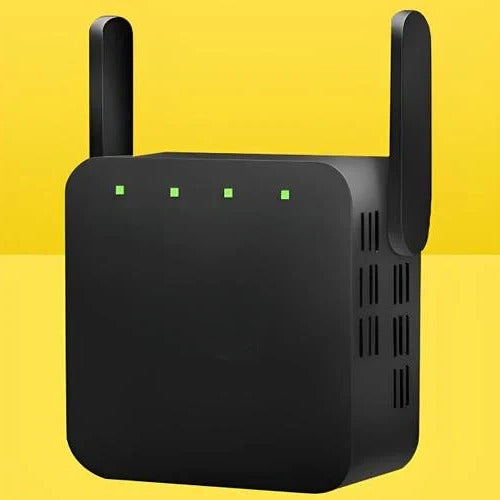Dual Antenna WiFi Repeater with 300 Mbps and 300 Square Meter Coverage