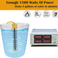 Immersion Water Heater with Guarded Heating Element and Insulated Handle, 220V Kit