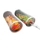 Rotisserie Grill Basket with Movable Door and 360 Degree Rotation, Stainless Steel Mesh