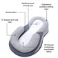 Baby Reflux Sleep Bed with 15-Degree Incline and Adjustable Leg Cushion for Newborns 0-12 Months