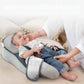 Baby Reflux Sleep Bed with 15-Degree Incline and Adjustable Leg Cushion for Newborns 0-12 Months