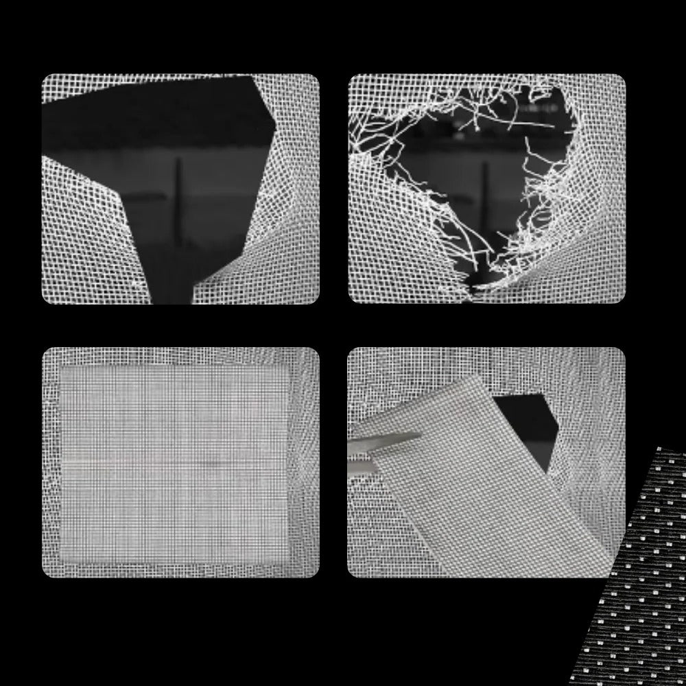 Fiberglass Screen Repair Tape with Waterproof Adhesive and Scissor-Cuttable Design All Vera Mart