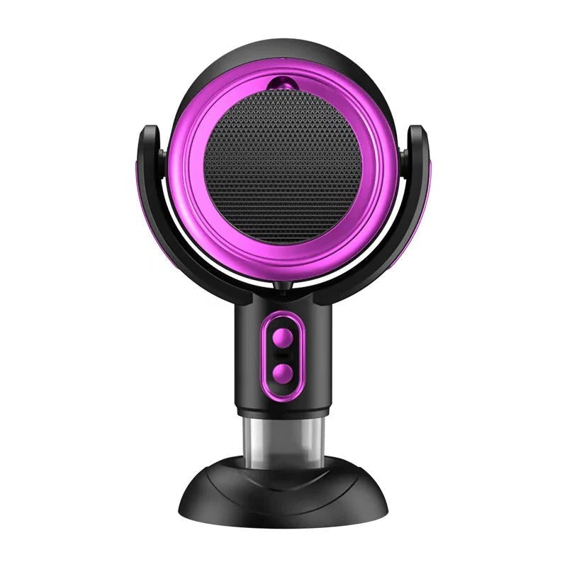 Rechargeable Desktop Air Purifier with Dual Filters and Adjustable Angle