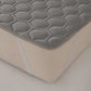 Temperature Regulating Mattress Pad with Quilted Air Channels and Grip Backing