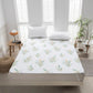Temperature Regulating Mattress Pad with Quilted Air Channels and Grip Backing