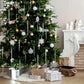 Clear Icicle Ornaments with Shatter Resistant Build and Light Reflecting Surface, 12 Piece Set